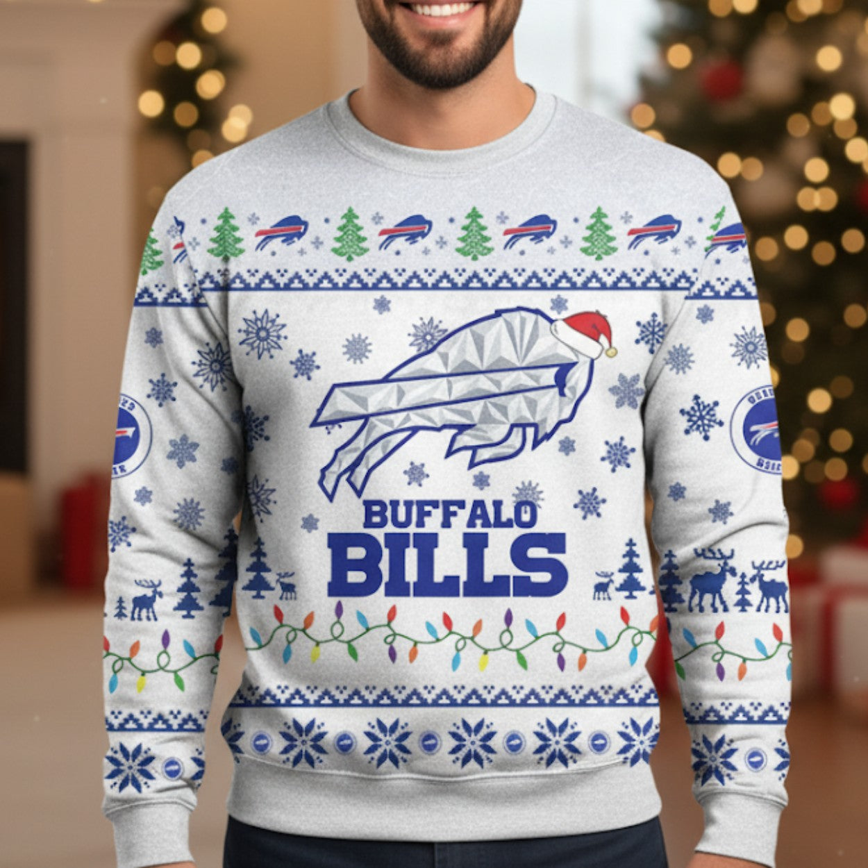 2025 Bill Rivalries Cold Front Ugly Sweater
