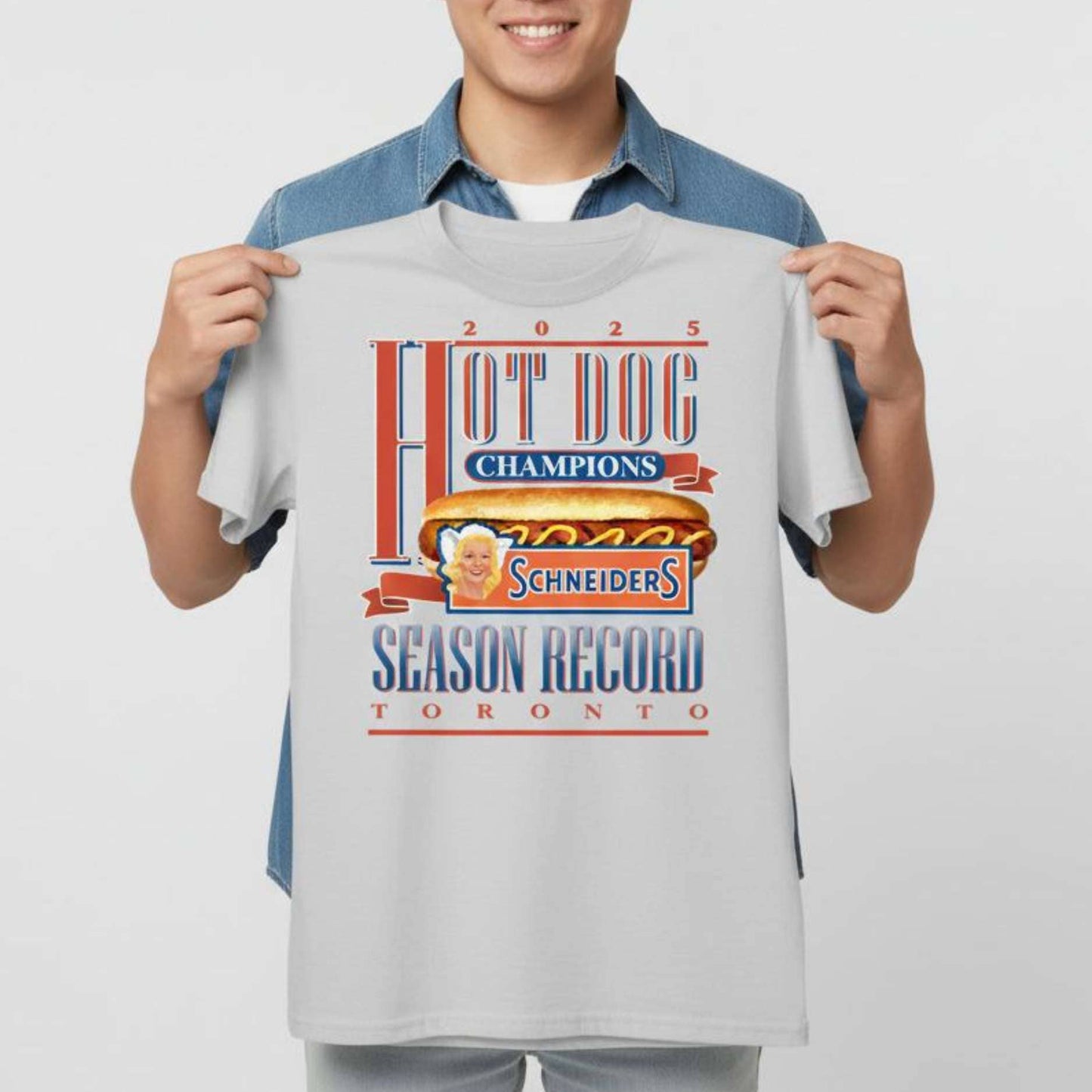 2025 Hot Dog Champions Schneiders Season Record Toronto Shirt