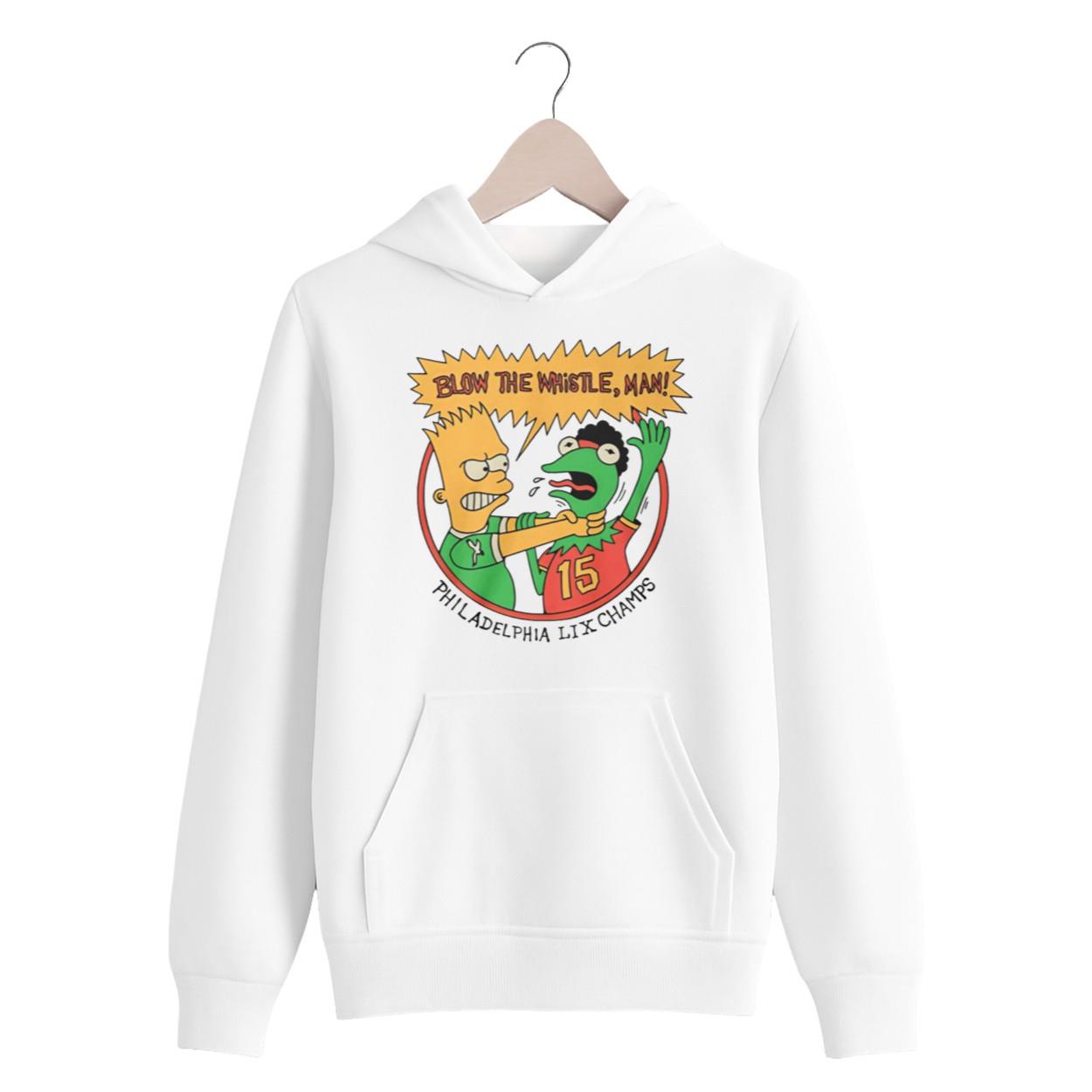 Blow The Whistle Man Philadelphia LIX Champs Shirt