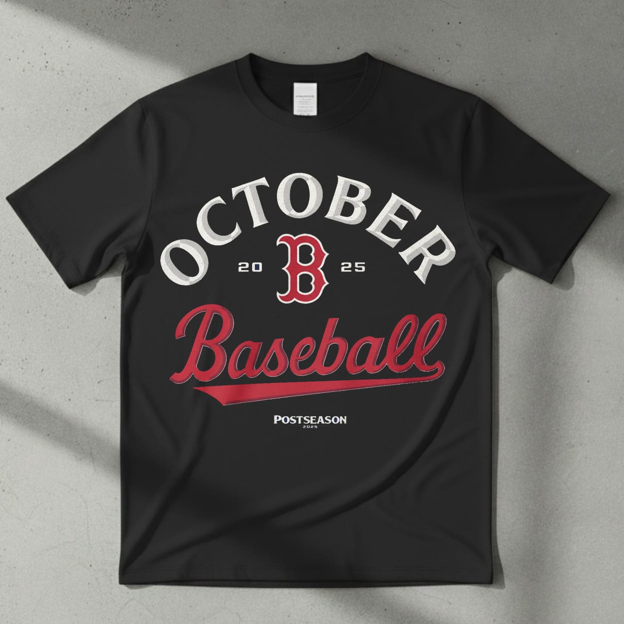 Red Sox October Baseball 2025 Shirt 1