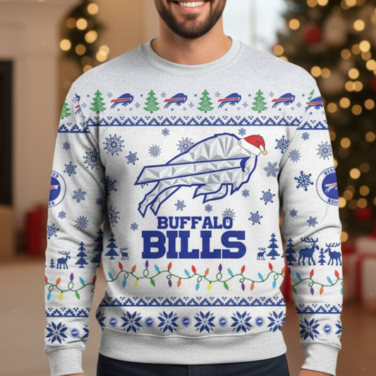 2025 Bill Rivalries Cold Front Ugly Sweater