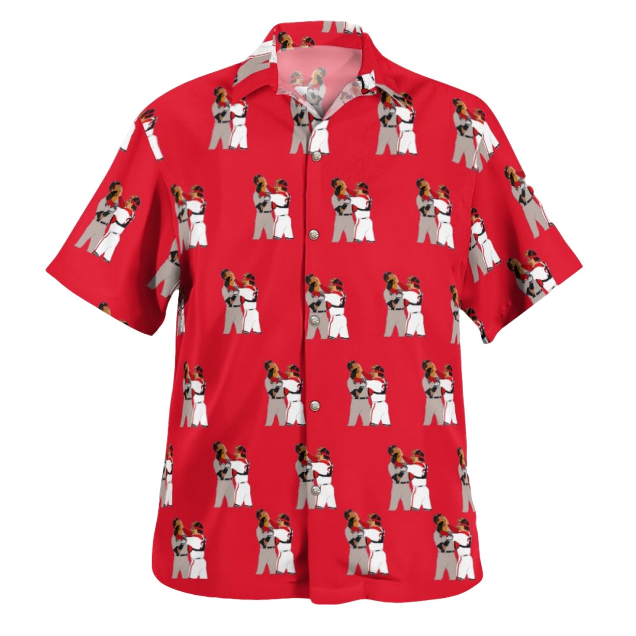 Alex Rodriguez Yankee Jason Varitek Red Sx Hawaiian Shirt