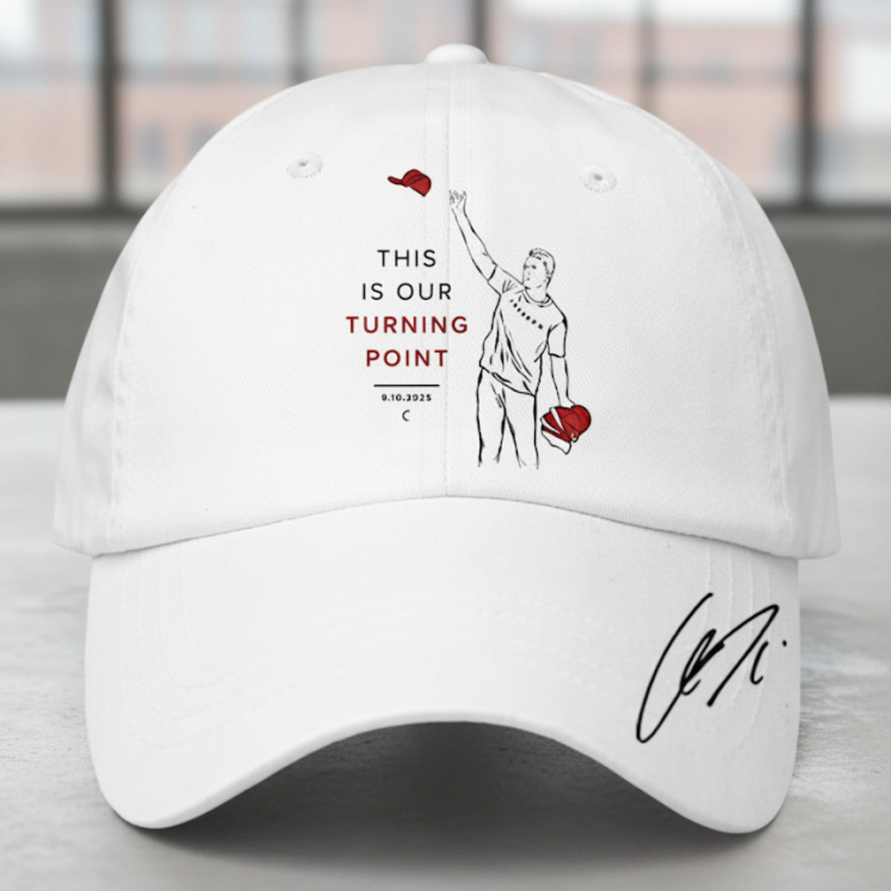 Charlie Kirk This Is Our Turning Point 9-10-2025 Signature Hat