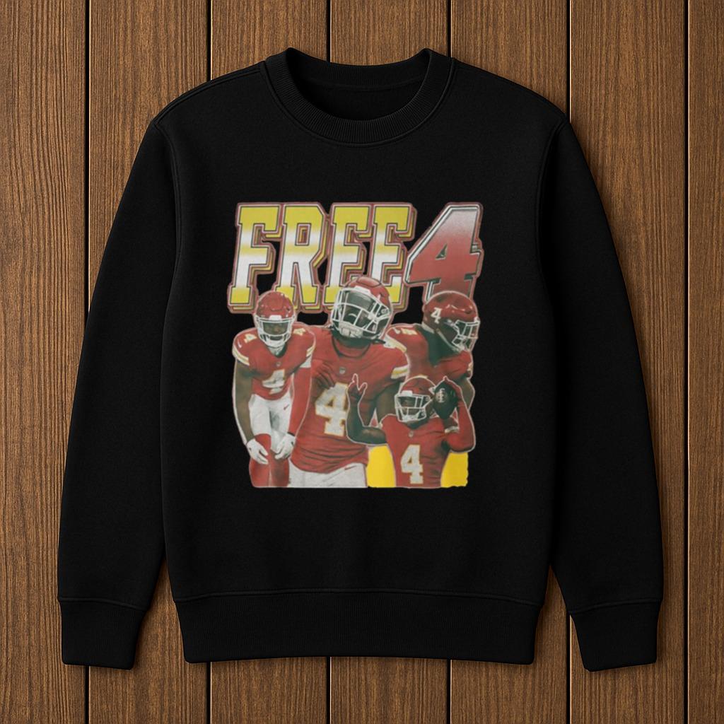 Chief Travis Kelce Free 4 Shirt