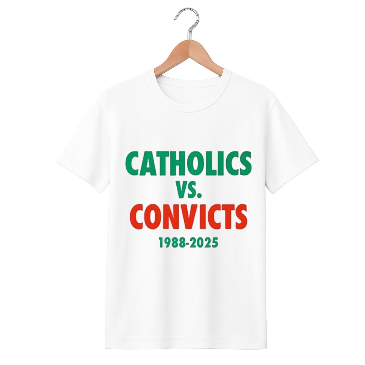 Lou Holtz Catholics Vs Convicts 1988-2025 Shirt
