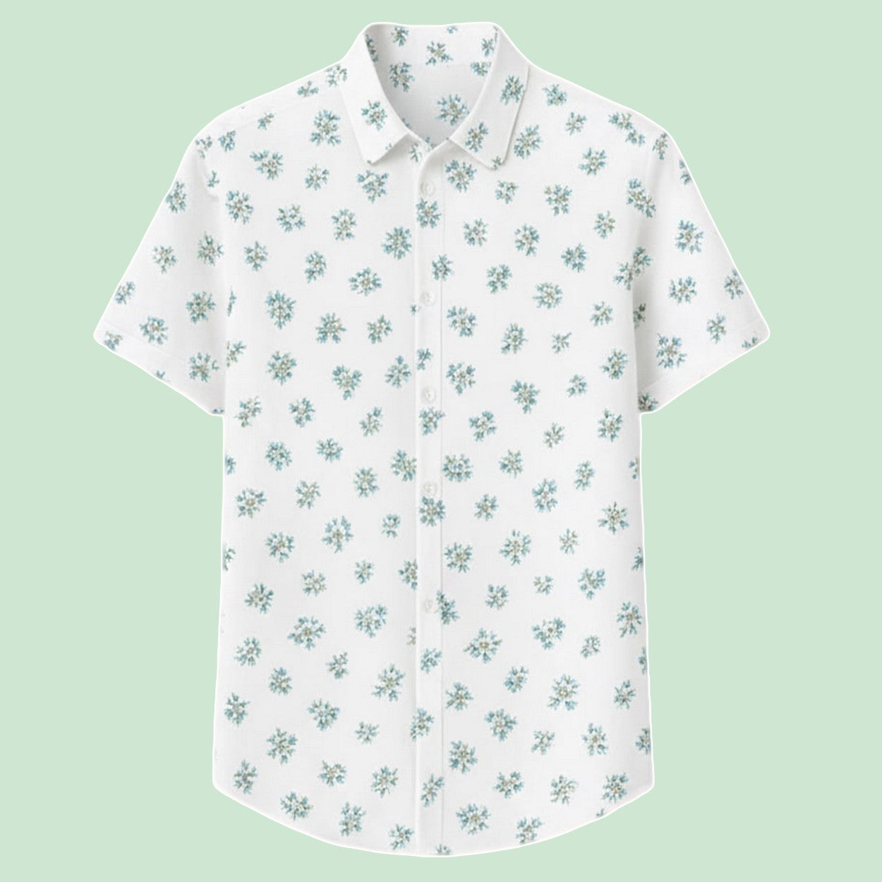 Luigi Mangione Model Floral Hawaiian Shirt