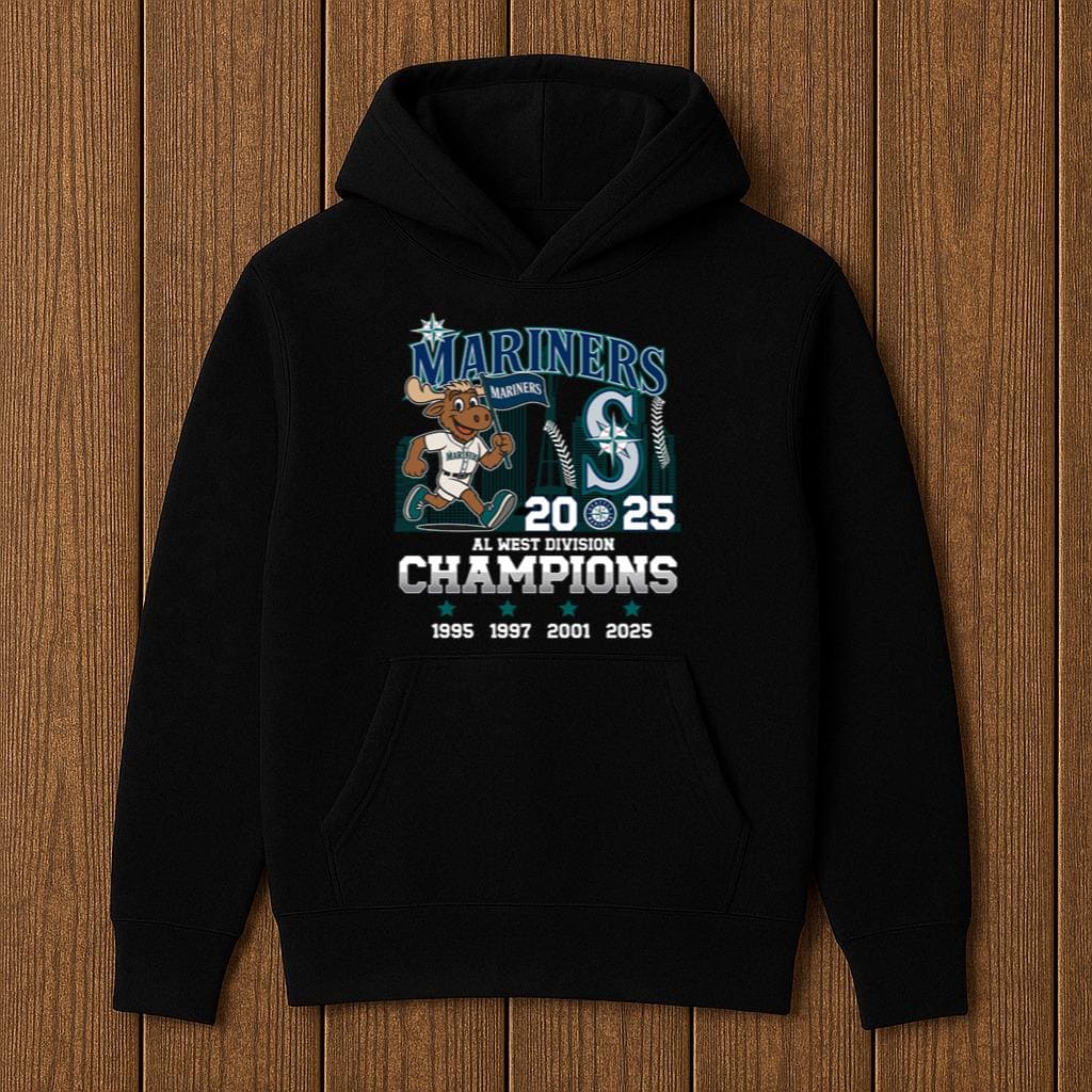 Mariners 2025 AL West Division Champions Hoodie