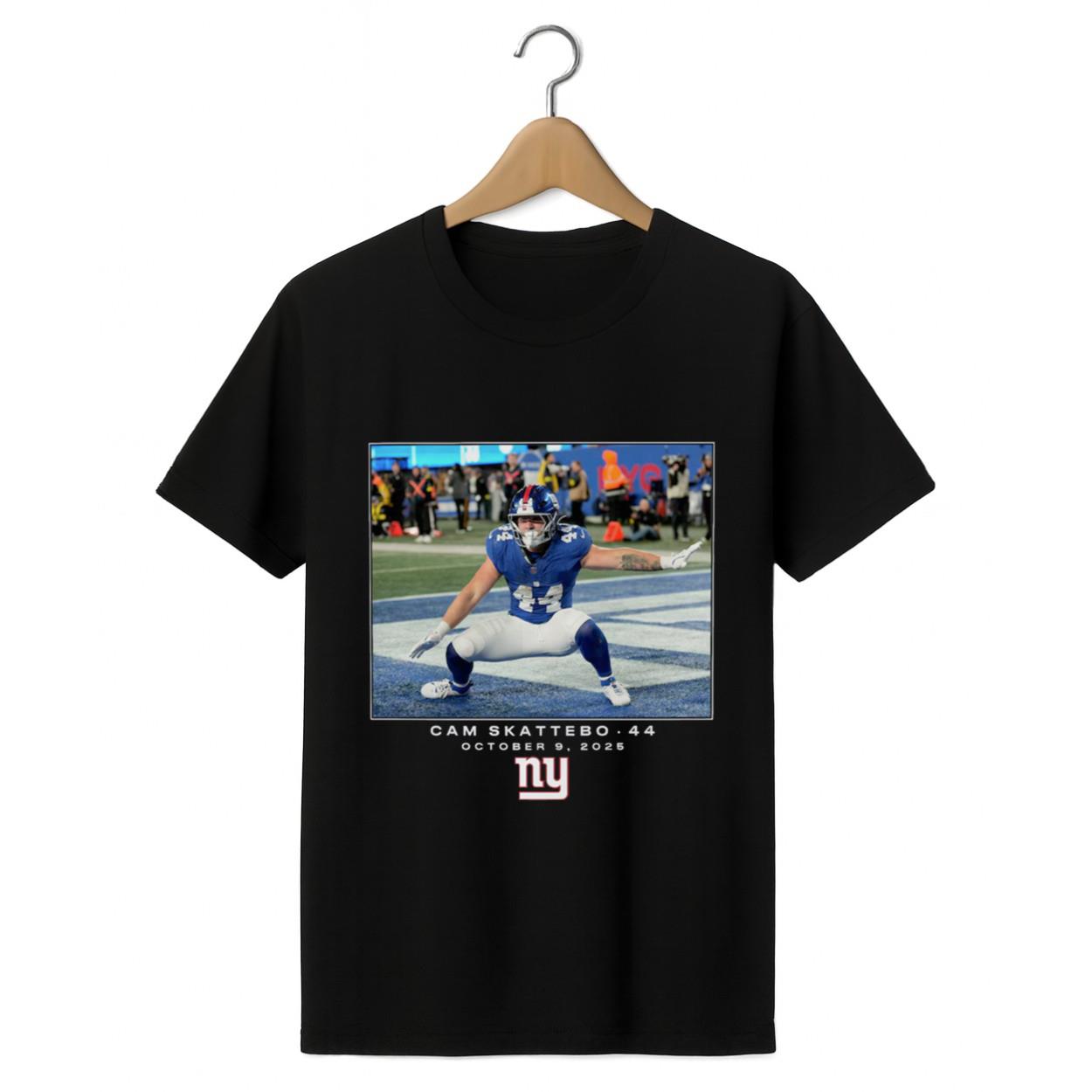 NY Giants Cam Skattebo 44 October 9 2025 Shirt