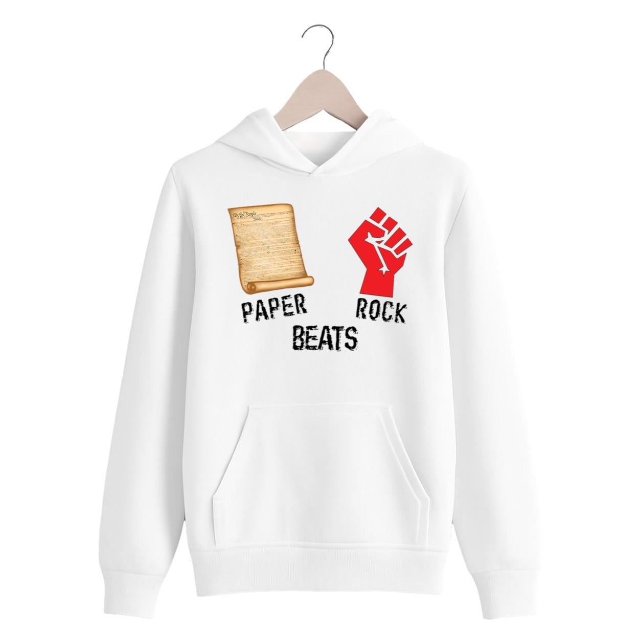 Paper Beats Rock Hoodie