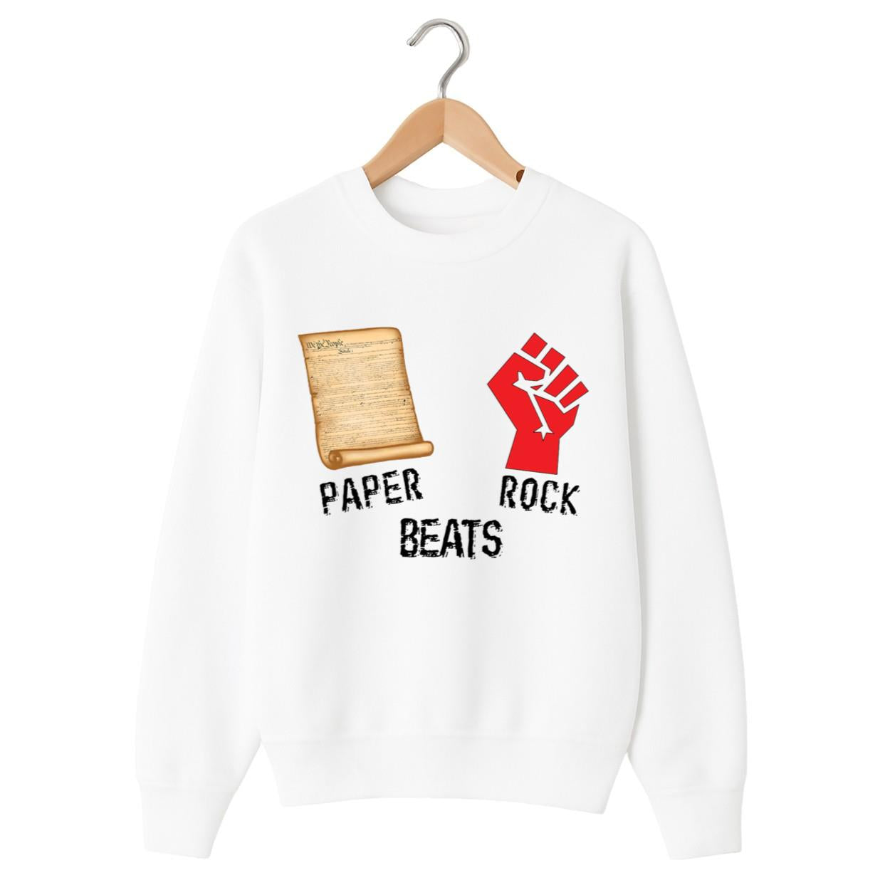 Paper Beats Rock Sweatshirt
