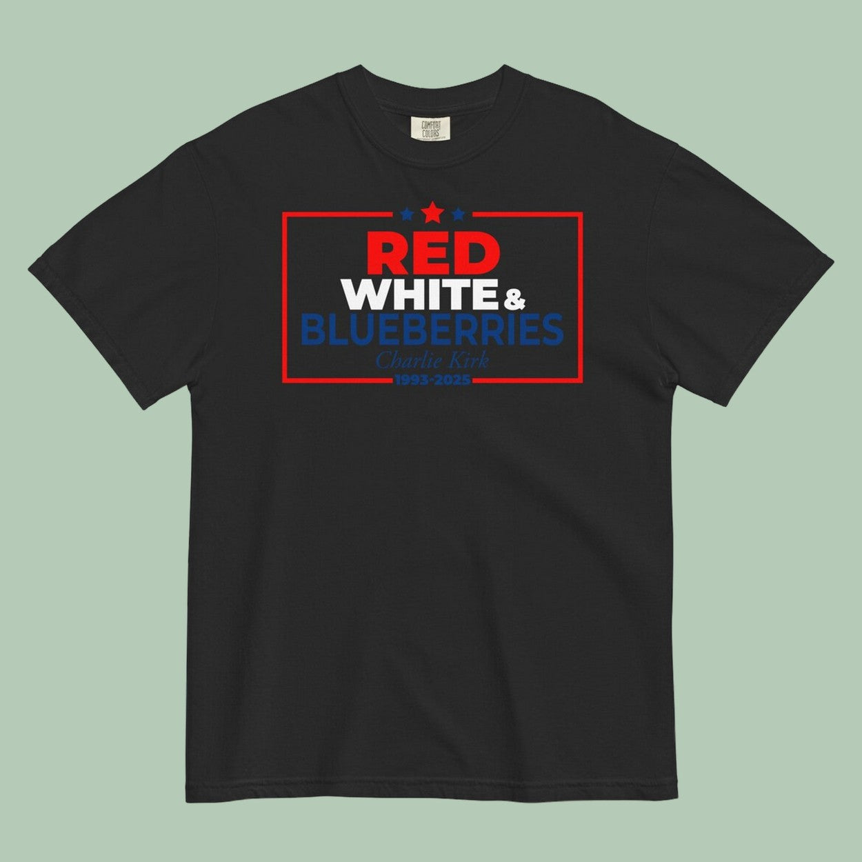 Red White And Blueberries Charlie Kirk 1993-2025 Memorial Shirt