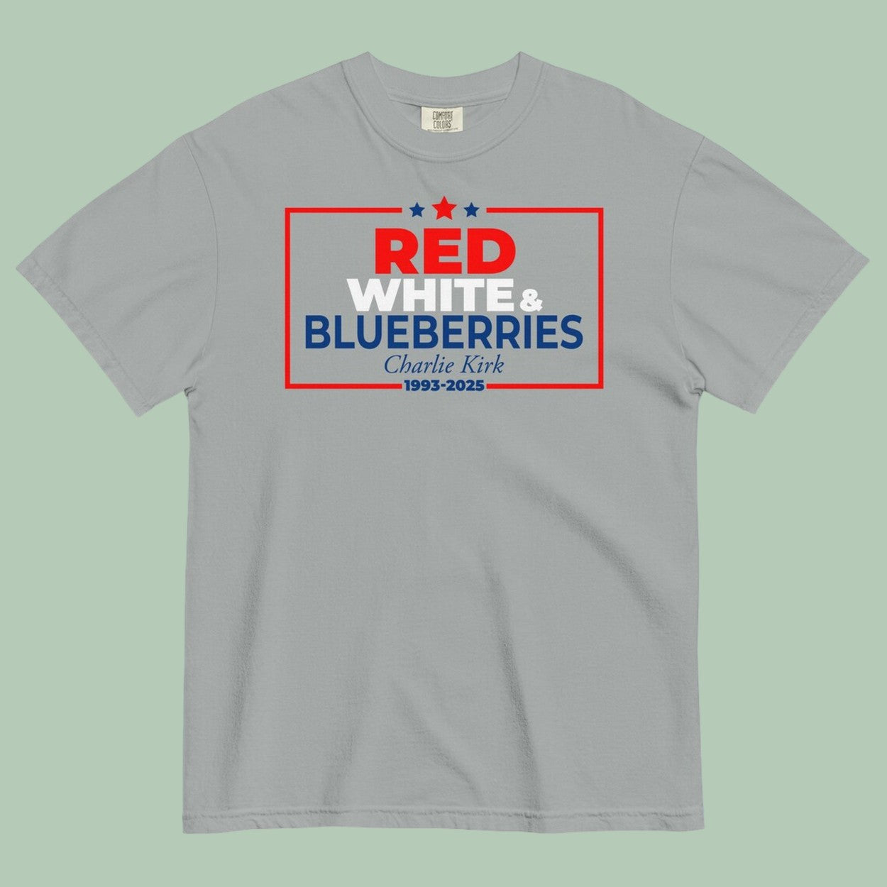 Red White And Blueberries Charlie Kirk 1993-2025 Memorial Shirt