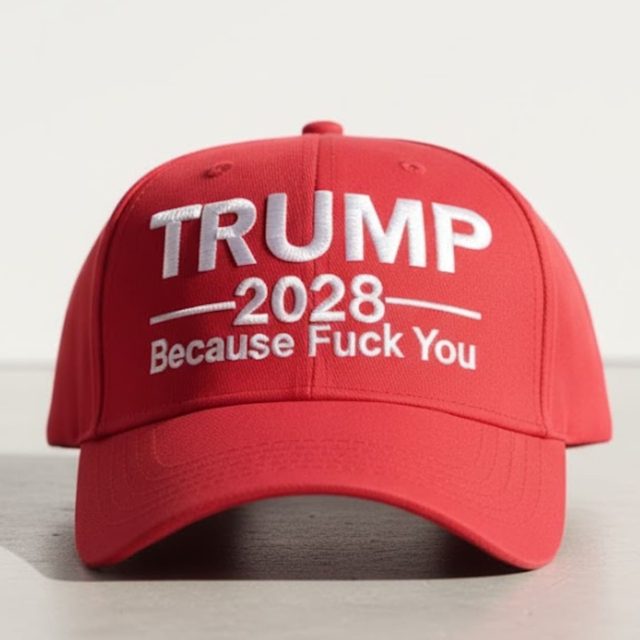 Trump 2028 Because Fuck You Hat