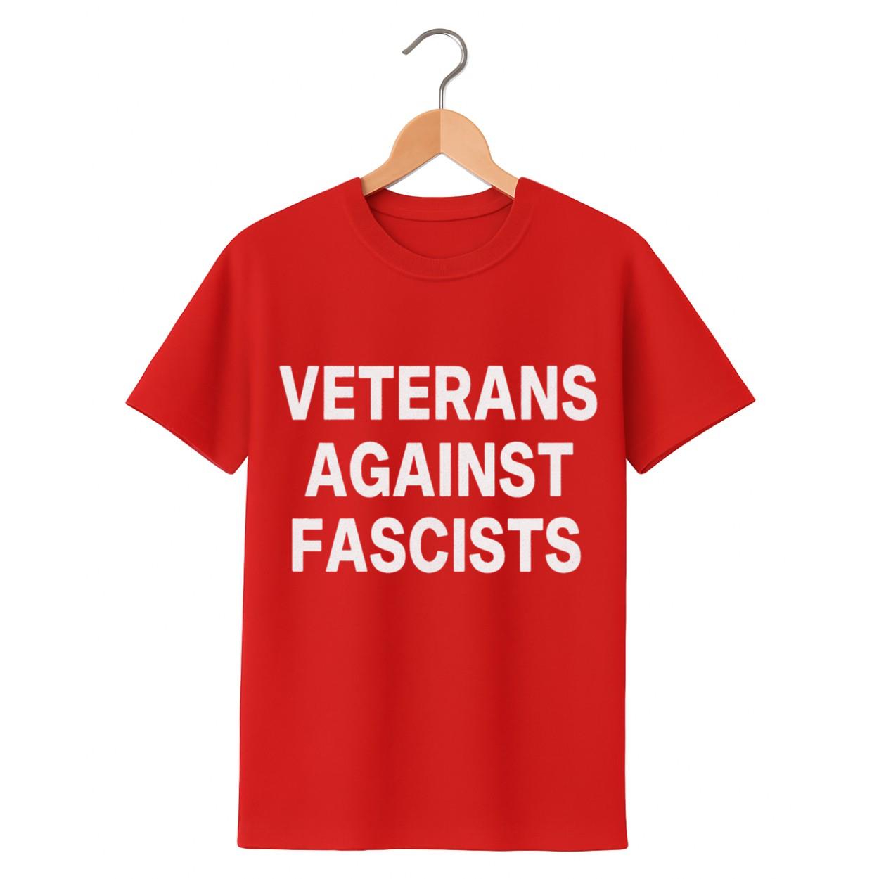 Veterans Against Fascists Red Shirt
