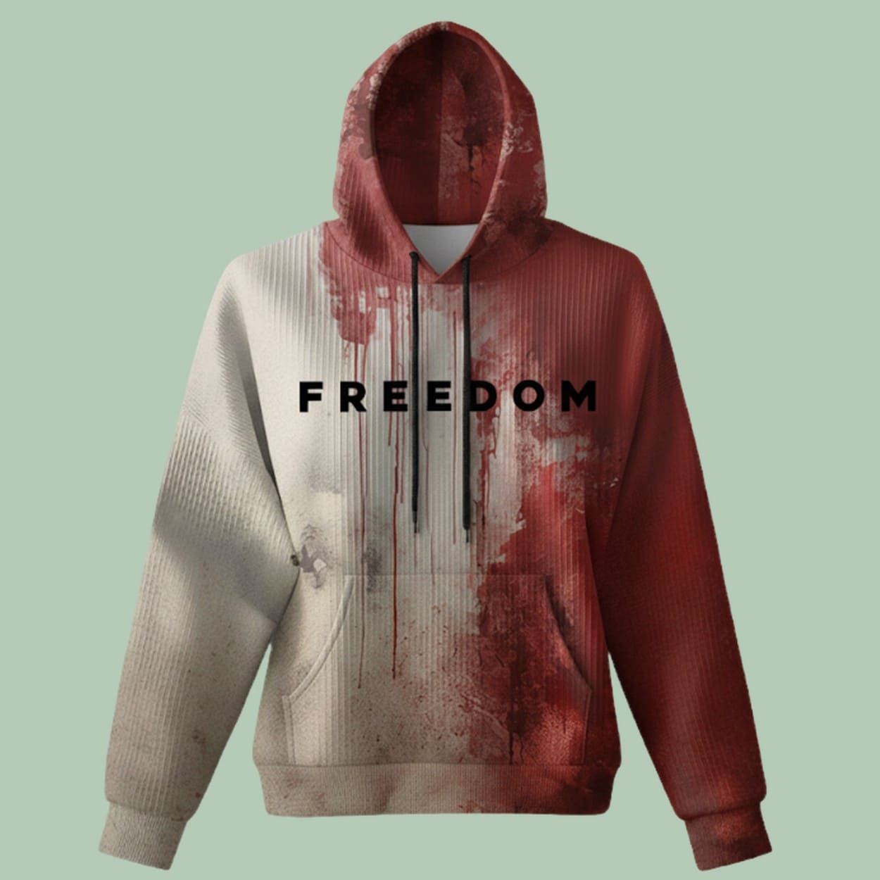Women's Bloody Freedom Print Sweatshirt