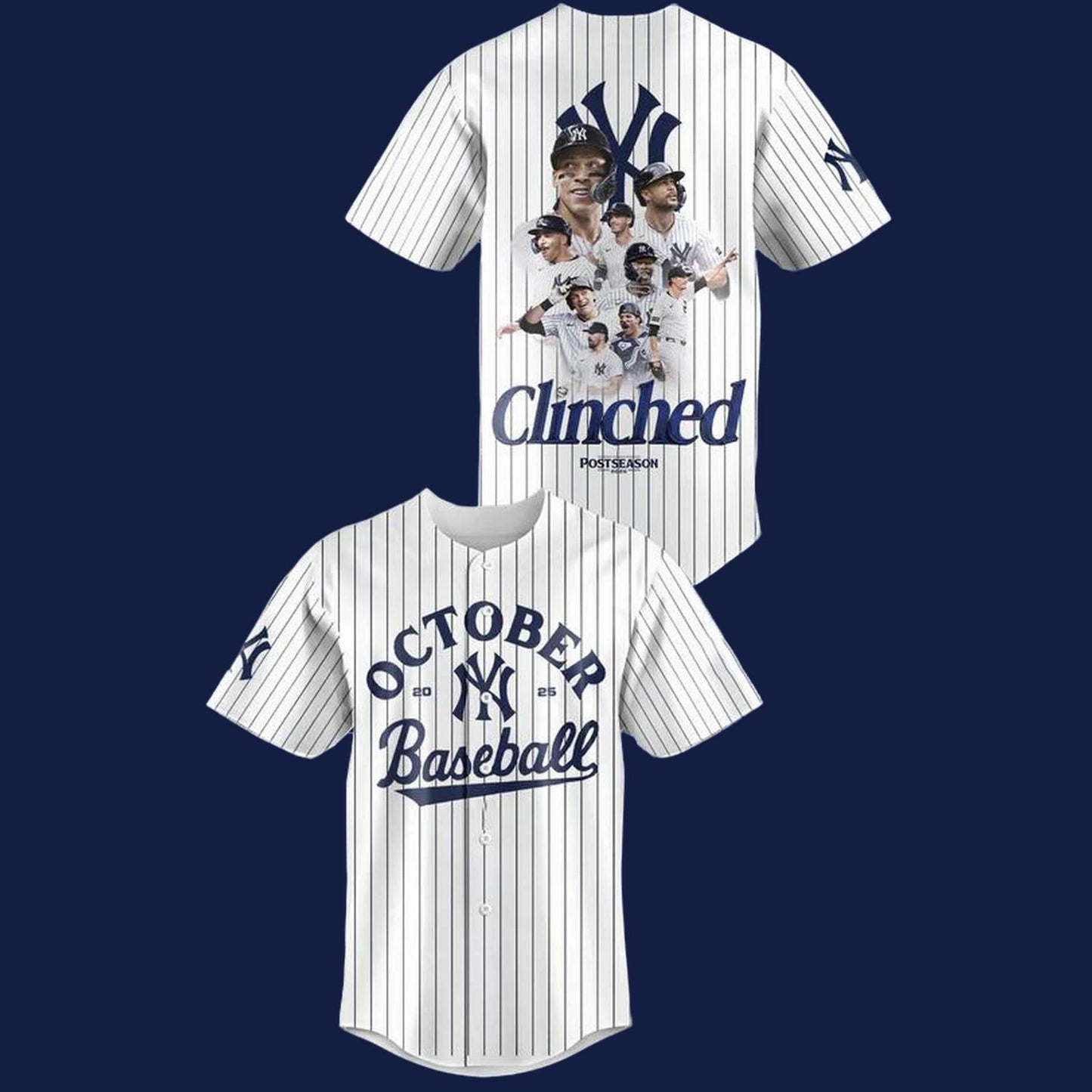 Yankees October 2025 Postseason Jersey